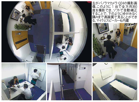 パノラマカメラQ24で撮影した画像 パノラマカメラQ24で撮影した画像