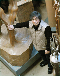 彫刻家 重岡 建治さん 彫刻家 重岡 建治さん