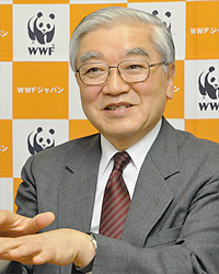 WWFジャパン会長 德川恒孝さん WWFジャパン会長 德川恒孝さん
