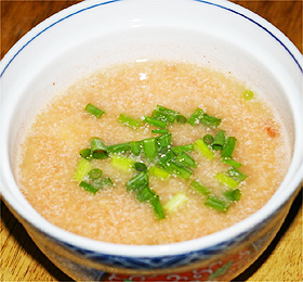 東京牛乳とトマトの味噌スープ