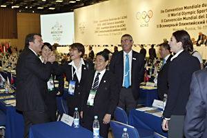 モスクワで行われたANOC(国内オリンピック委員会連合会)の総会