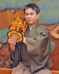 観世流小鼓方 観世新九郎さん
