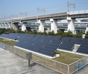 太陽光発電（葛西水再生センター）