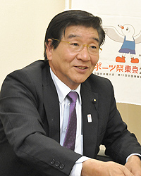 東京都議会オリンピック・パラリンピック招致議員連盟会長　川井しげおさん