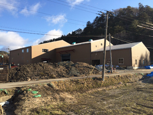 今年５月に稼働予定の福島県川内村の工場