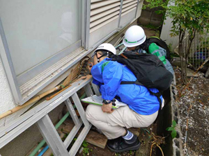 熊本地震の被災地で活動する東京都職員