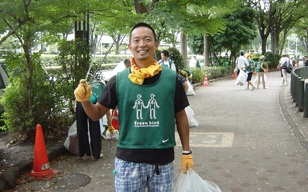 green birdに参加する長谷部渋谷区長