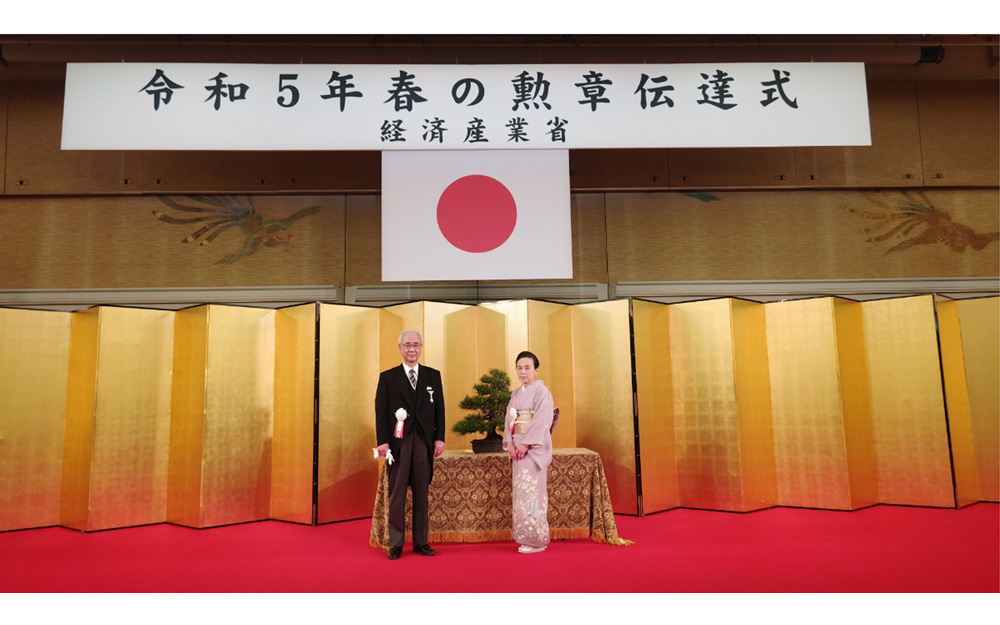 東京プリンスホテルで行われた令和５年春の叙勲受賞伝達式の様子
