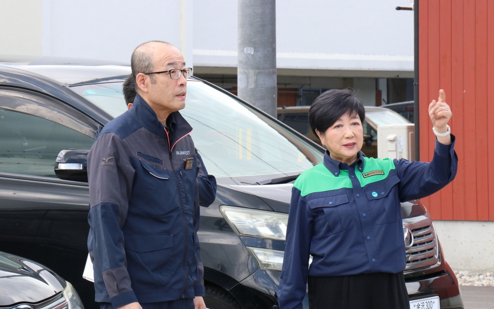 昨年、小池都知事が輪島市を視察