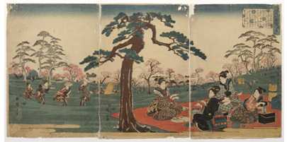 『江戸名所圖會 飛鳥山』
