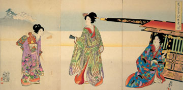 千代田之(ちよだの)大奥(おおおく) 御遊山(ごゆさん) 明治27〜29年(1894〜96)