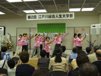 学生主導で行われる大学祭