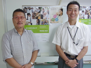 左が『Global ACE』の運営を担うJAOS事務局長の林隆樹さん、右が『Global ACE』アドバイザー の石川桂さん