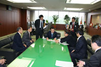 冬柴国土交通大臣へ要請