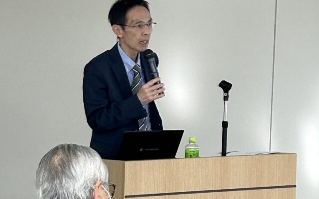 市民防災研究所の江原信之事務局長